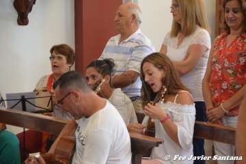 Misa y procesión religiosa en Cazadores  (Foto Francisco Javier Santana)